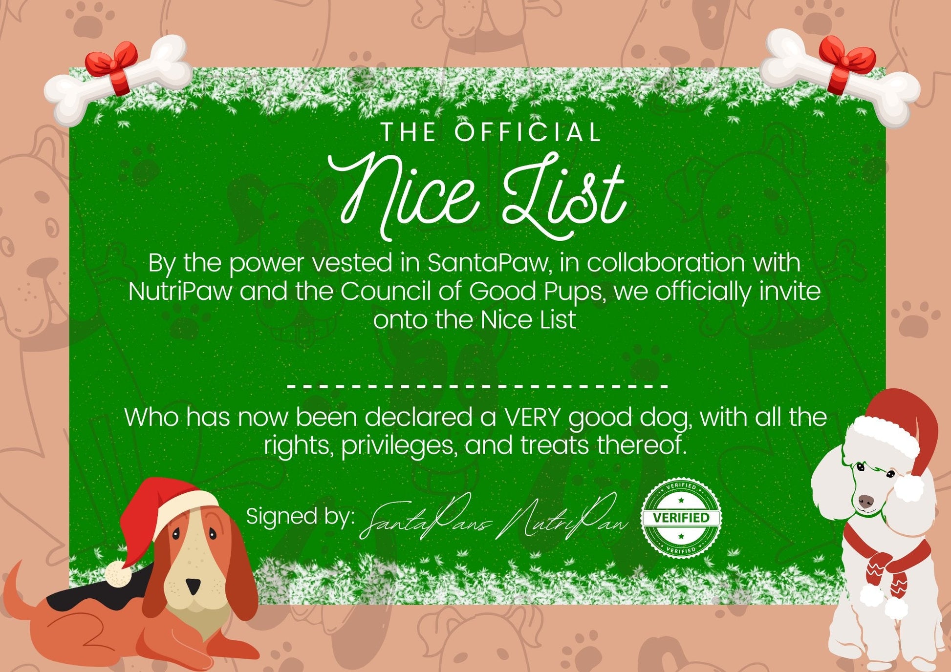 FREE Nice Certificate