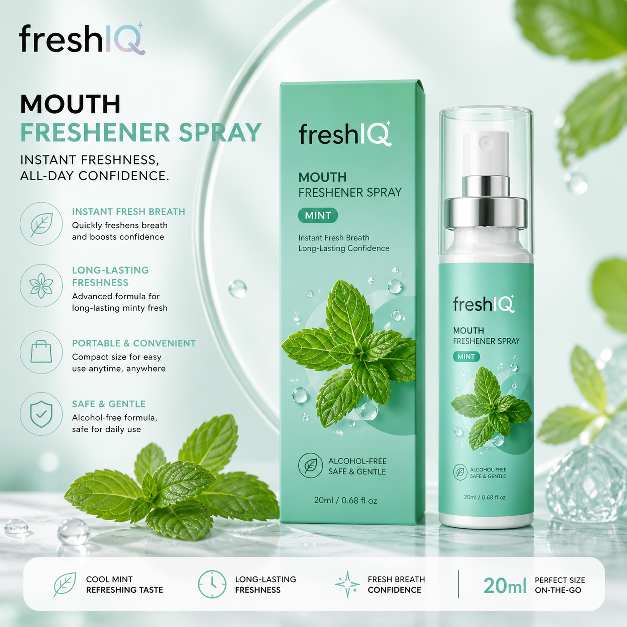 FreshIQ Mouth Freshener Spray