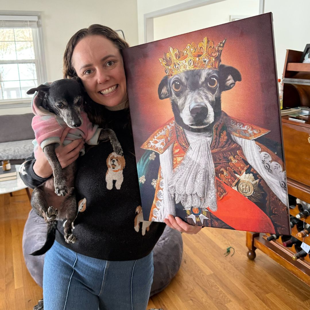 The King - Renaissance Pet Portrait