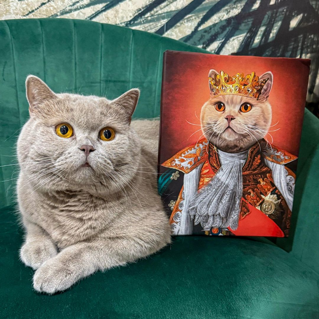 The King - Renaissance Pet Portrait