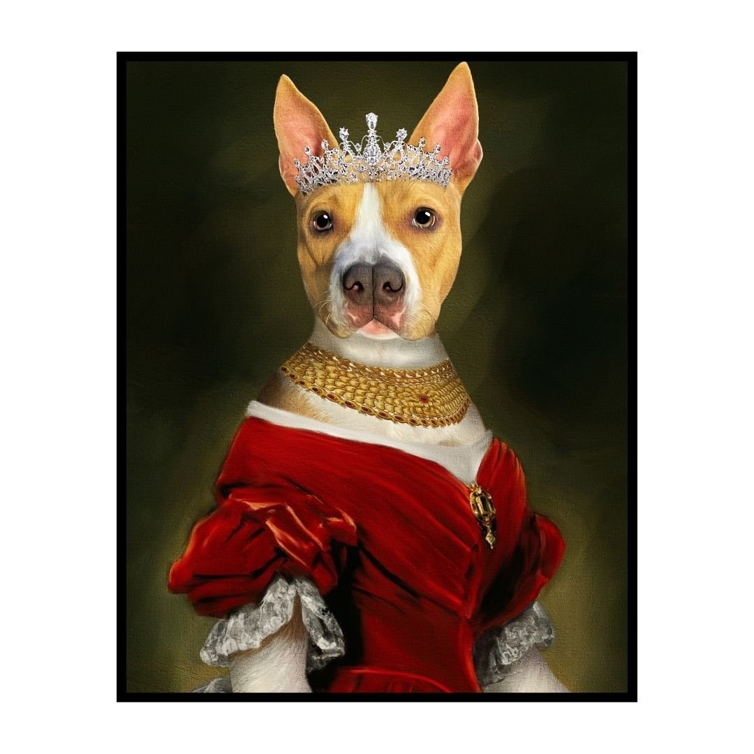 The Queen - Renaissance Pet Portrait